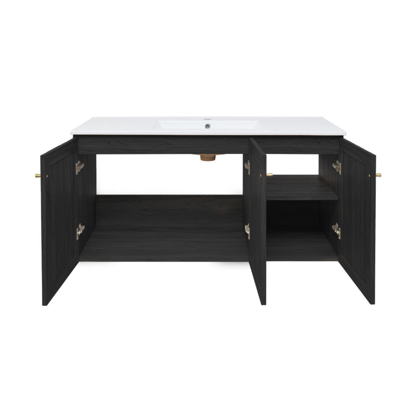 Swiss Madison Classe 48" Wall-Mounted Bathroom Vanity in Black Oak - SM-BV2807AO