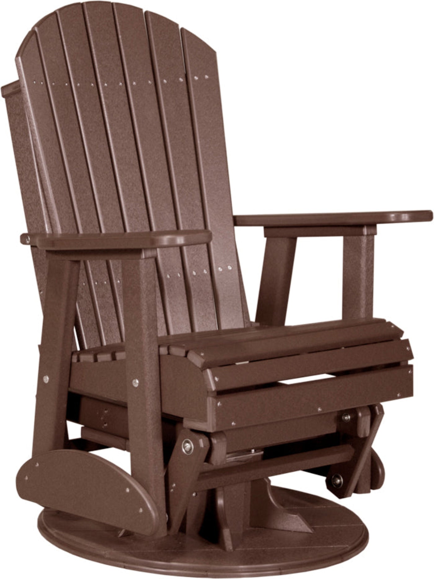 LuxCraft 2' Adirondack Swivel Glider - 2SAPGCHB