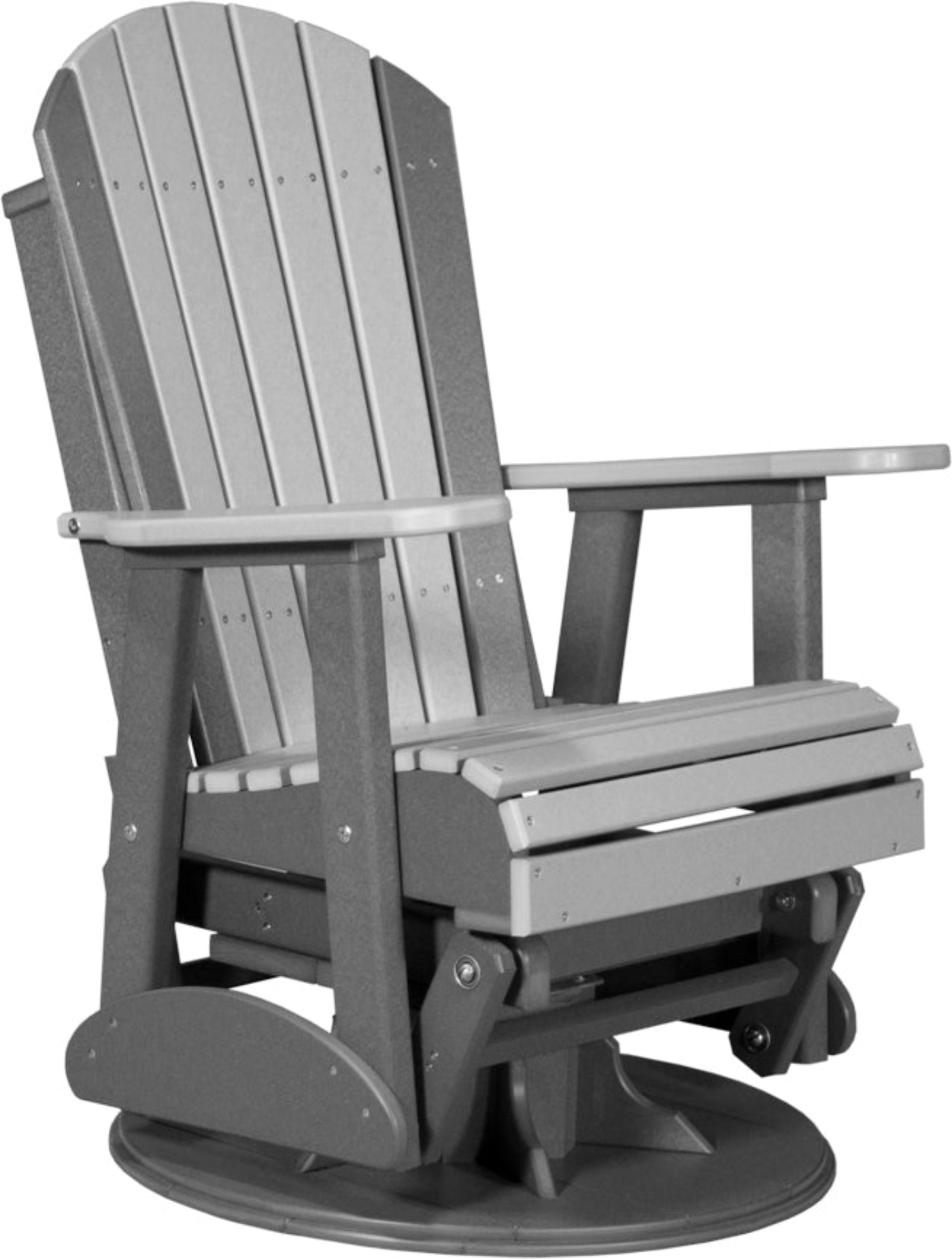 LuxCraft 2' Adirondack Swivel Glider - 2SAPGCHB