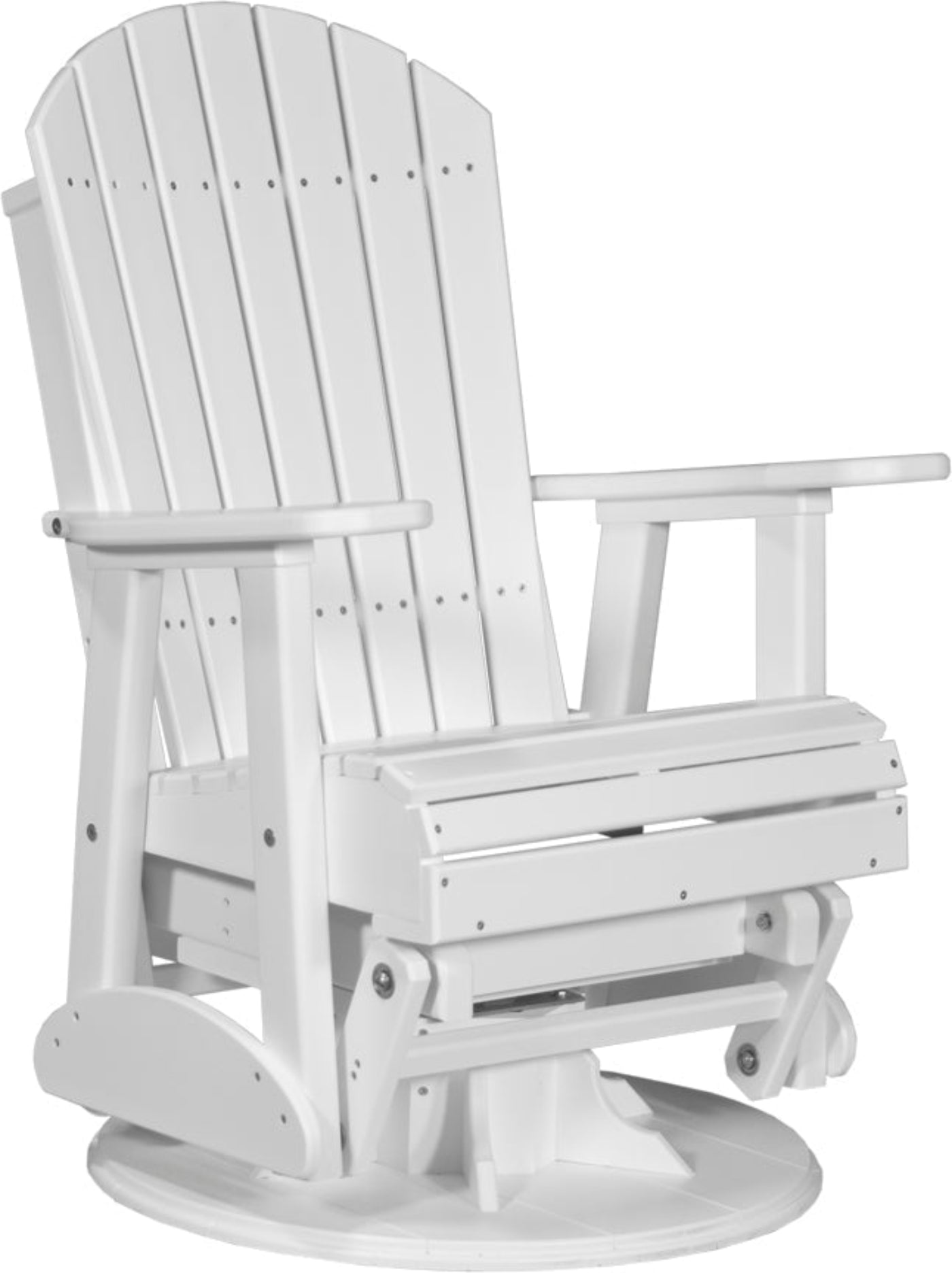 LuxCraft 2' Adirondack Swivel Glider - 2SAPGCHB