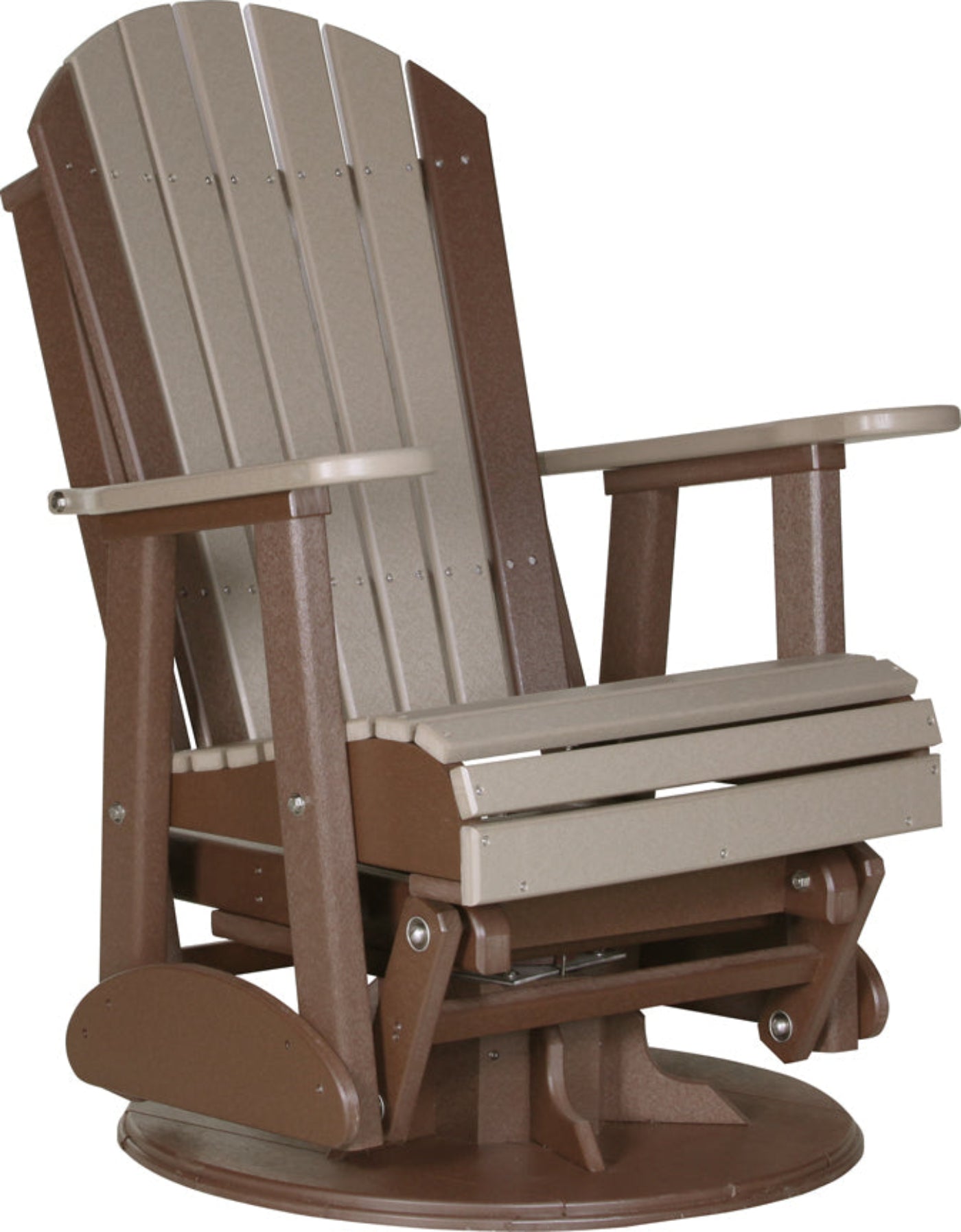 LuxCraft 2' Adirondack Swivel Glider - 2SAPGCHB