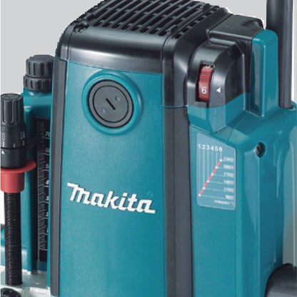 Makita 3-1/4 HP Plunge Router, 9,000-22,000 RPM, var. spd., L.E.D. Lights, electric brake - RP2301FC