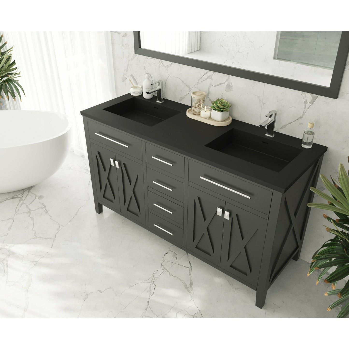 Laviva Wimbledon 60" Vanity - 313YG319-60B