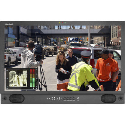 Marshall  24" LCD Desk rack mount with HDMI Input  Waveform monitor and audio display - V-LCD241MD