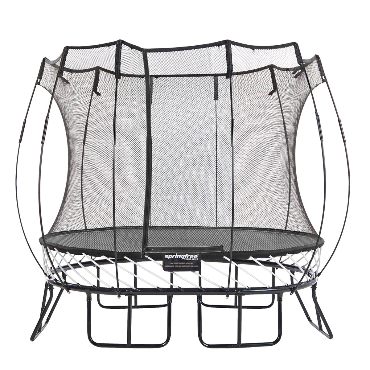 Springfree 6' x 9' Oval Outdoor Backyard Trampoline with FlexiNet and Soft Edge - 318740