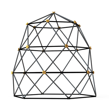 gobaplay Powder Coated Steel Geometric Climbing Dome with 3 Anchors  - 406865