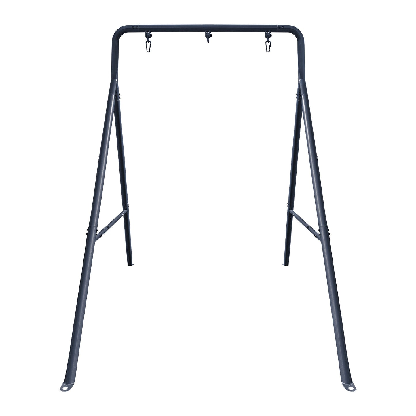 gobaplay Single Swing Set Playground Equipment with 39” Round Platform Saucer - 327672