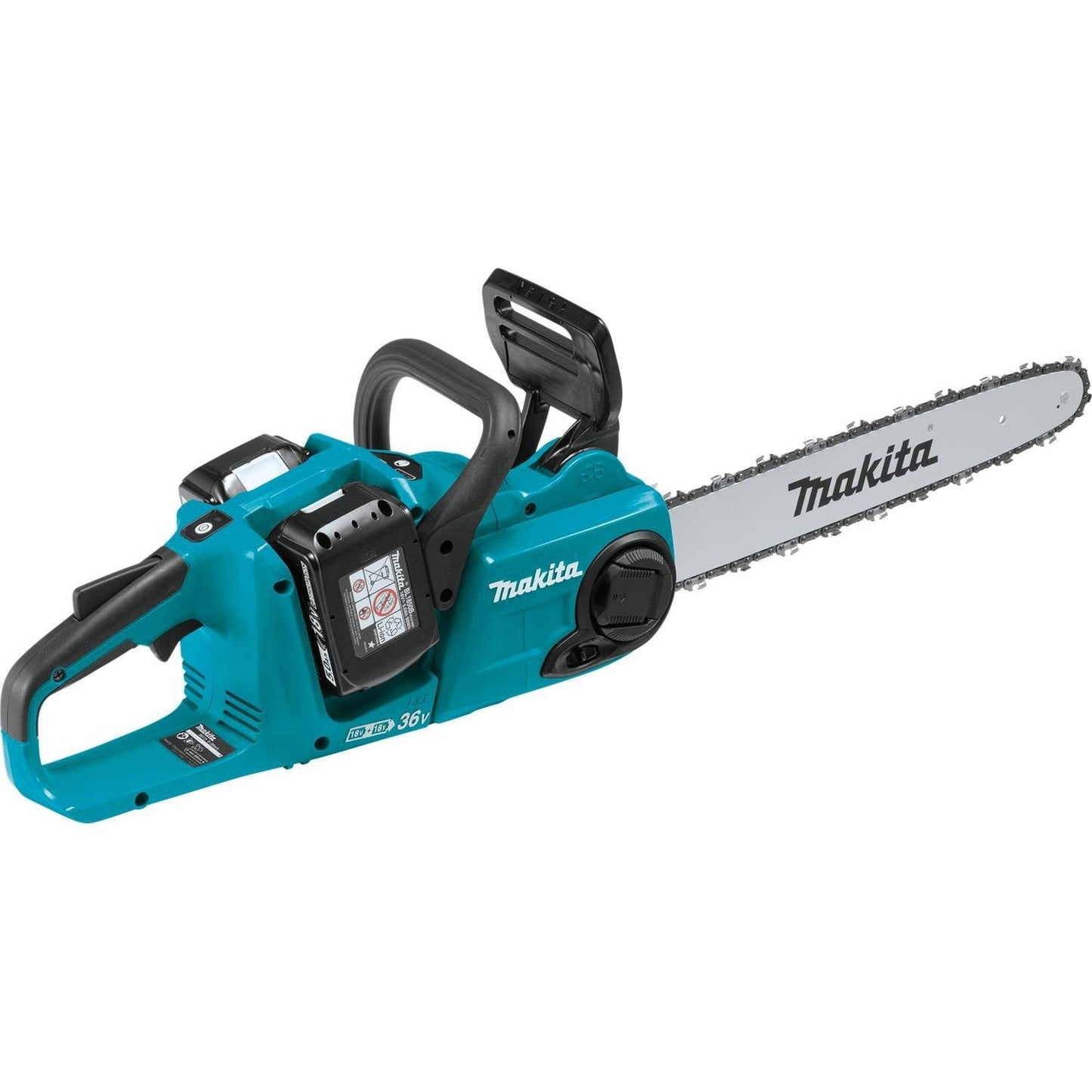 Makita (XCU04PT)18V LXT Brushless 16" Chain Saw Kit, dual port charger (5.0Ah) - XCU04PT
