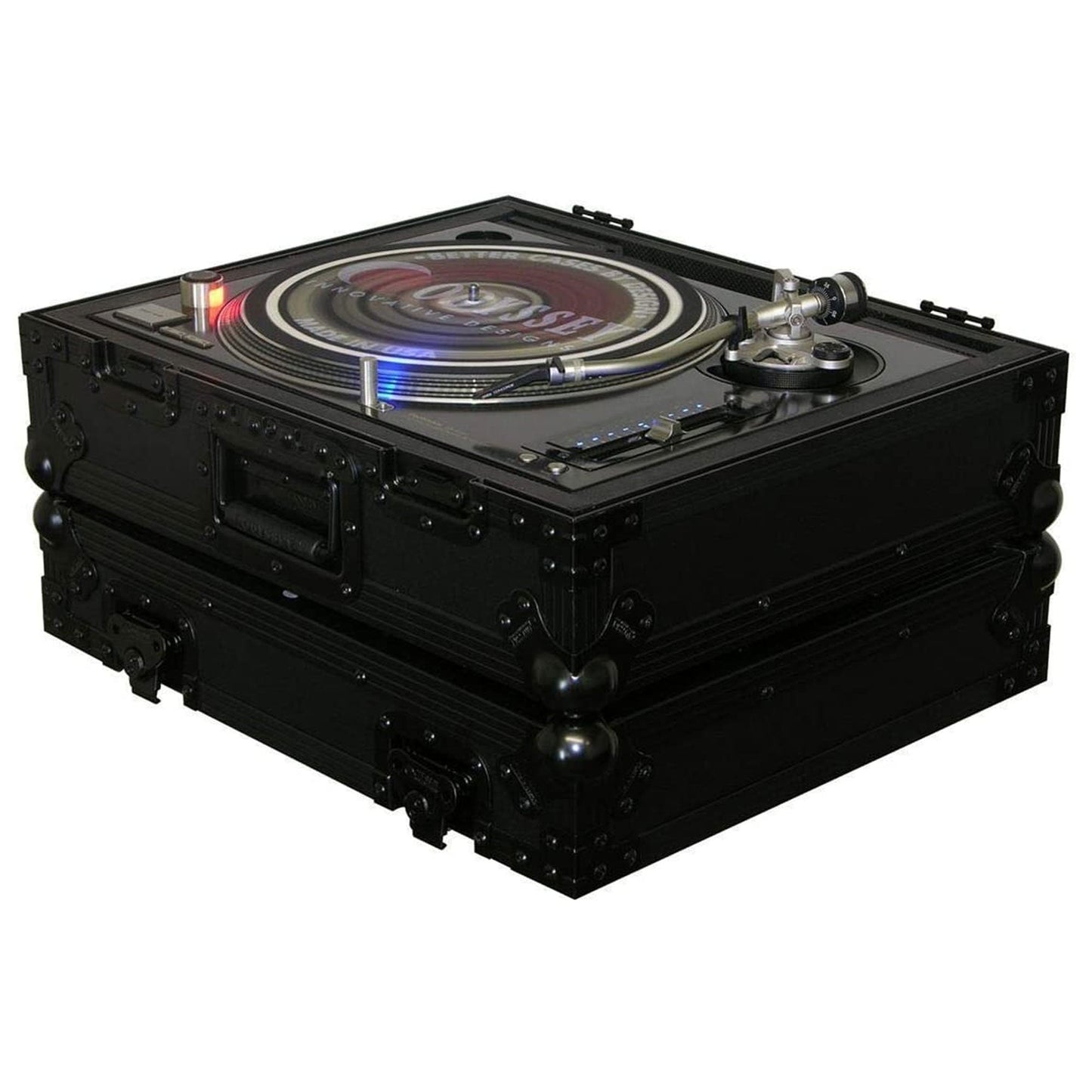 Odyssey FZ1200BL Technics 1200 Style Turntable Cases for Numark/Stanton Mixers - 37699
