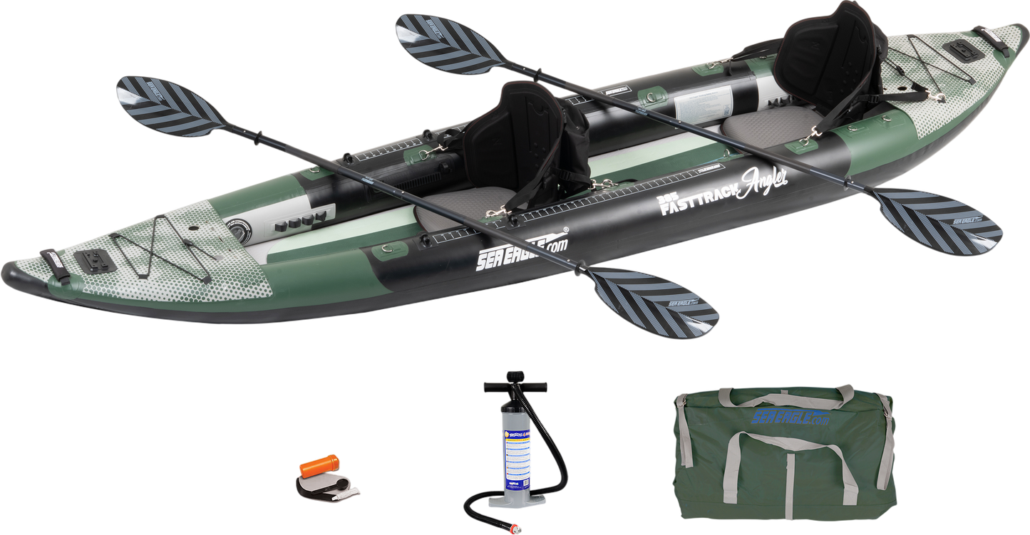 Sea Eagle 385FTAK_P FastTrack Pro Angler Kayak Package New - 385FTAK_P