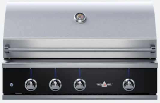 Delta Heat 38 Inch Black Propane Grill W/ Rotisserie and Sear Zone - DHBQ38RS-KL