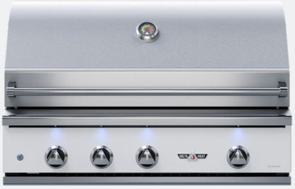 Delta Heat 38 Inch White Natural Gas Grill W/ Rotisserie and Sear Zone - DHBQ38RS-WN