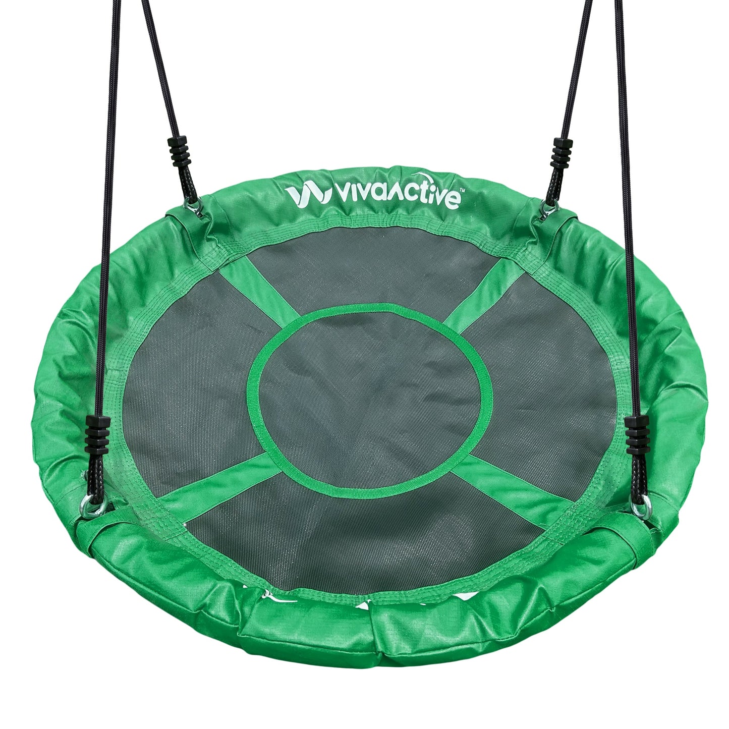 gobaplay Discovery Kids Swing Set, Outdoor Frame w/ Tent Saucer and 2 Swings - 399864