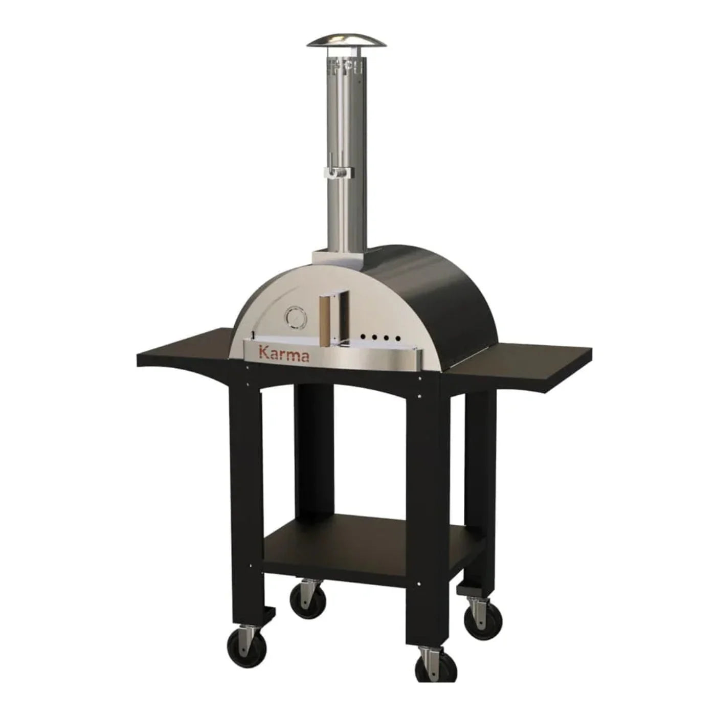 WPPO Karma 25" Wood Fired Pizza Oven with Stand -  WKK-01S-WS-RED