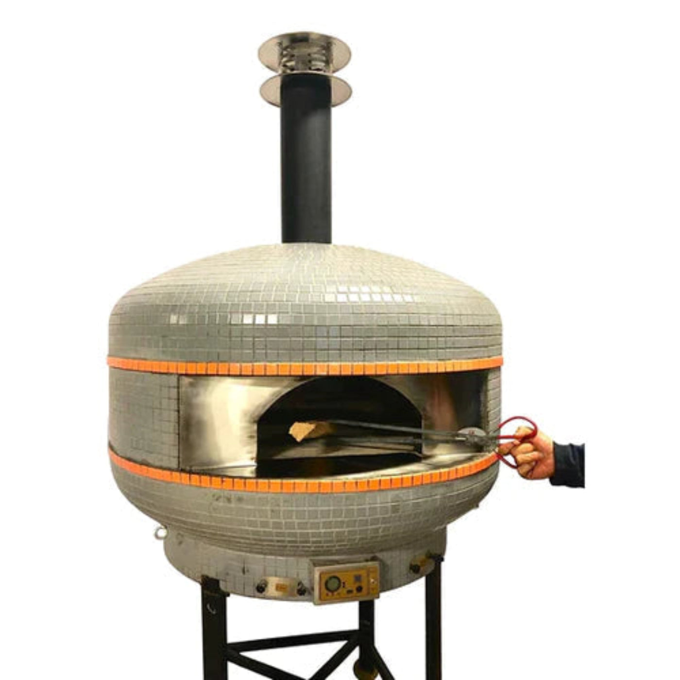 WPPO Professional Digital Wood Fire Outdoor Pizza Oven with Convection Fan WKPM-D700 - WKPM-D700