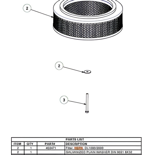 National Equipment HEPA Filter - 402471