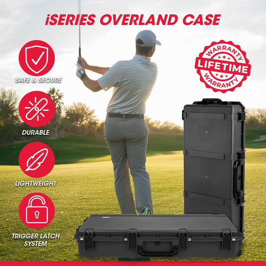 SKB Hard Protective Storage Case With Wheels for Equipment, iSeries, Dark Gray - 412821