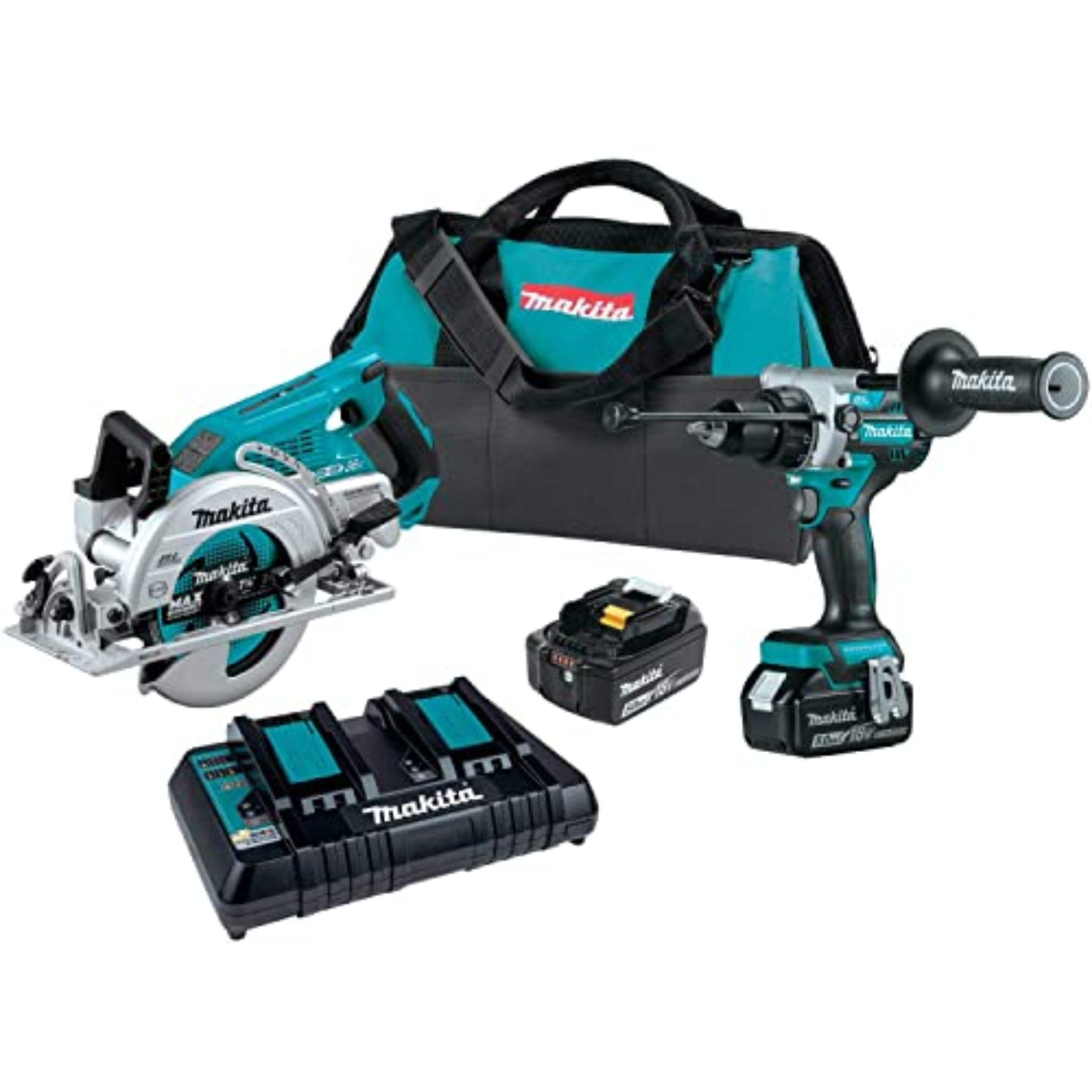 Makita 18V LXT Lithium‑Ion Brushless Cordless 2‑Pc. Combo Kit (5.0Ah)  - XT289PTREN