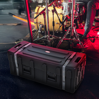SKB Drum Hardware Case with Wheels Durable Polyethylene Mobile Storage(Open Box) - 422227