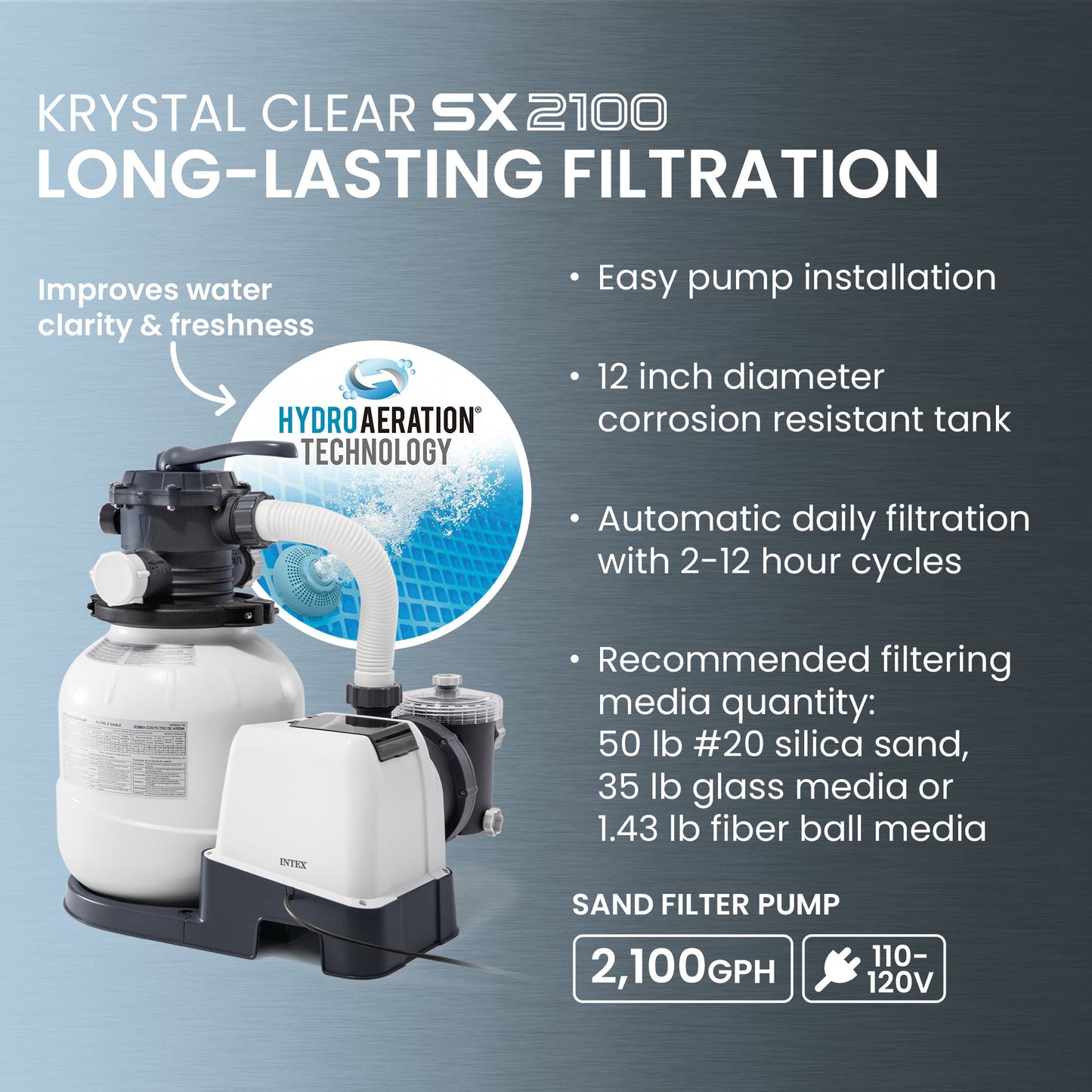 Summer Waves Intex Ultra XTR Round Frame Above Ground Swimming Pool Set with Pump (For Parts) - 436483