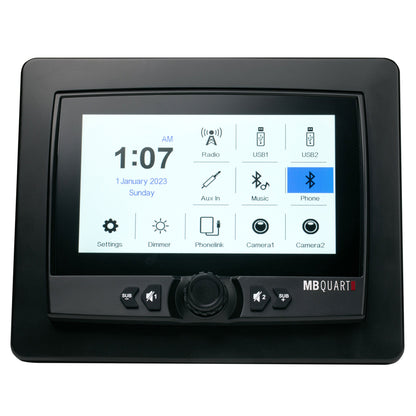 MB Quart 7" Touchscreen Wireless CarPlay Android Auto Car Powersports Receiver - 425720