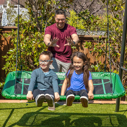 gobaplay Single Swing Playground Set with 6' Frame Extension & Rectangle Swing - 431535