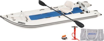 Sea Eagle 437PSK_ST PaddleSki Inflatable Catamaran Boat Solo Start-up Package New - 437PSK_ST