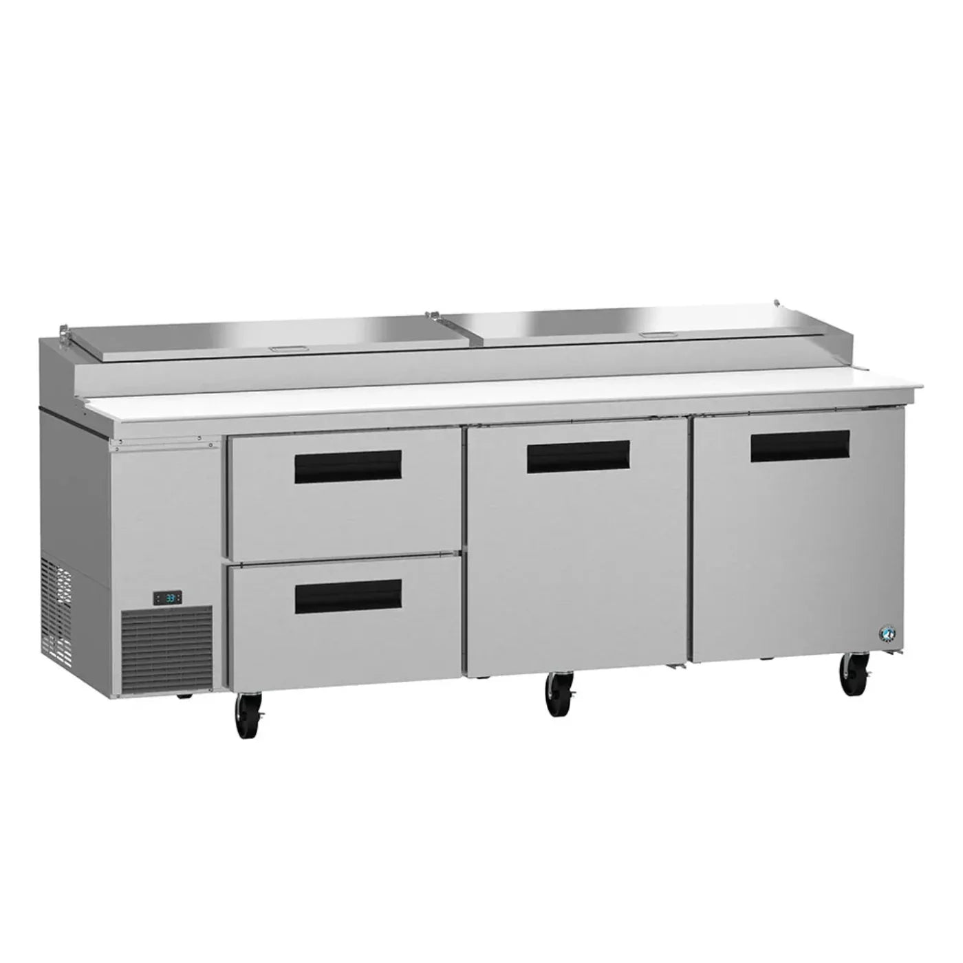 Hoshizaki  | 93" Wide 2 Drawer Pizza Prep Table - PR93A-D2