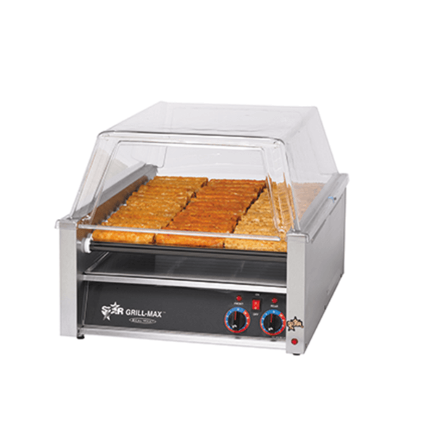 Star 8A-50ST-230V Grill-Max® Roller Grills 230V 50 Dogs Analogue Control Staltec - 8A-50ST-230V