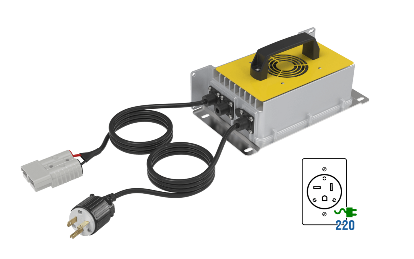 Big Battery 48V 2x MUSTANG Fast Charger Kit – Golf - K0932