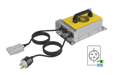 Big Battery 48V 1x MUSTANG Fast Charger Kit – Golf - K0931