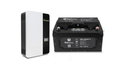Big Battery 48V 1X HUSKY 2 KIT – 3K Growatt Inverter - K0704