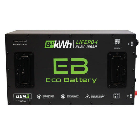 Eco Battery 51V 160AH Battery Bundle / Pilot Car - B-3435