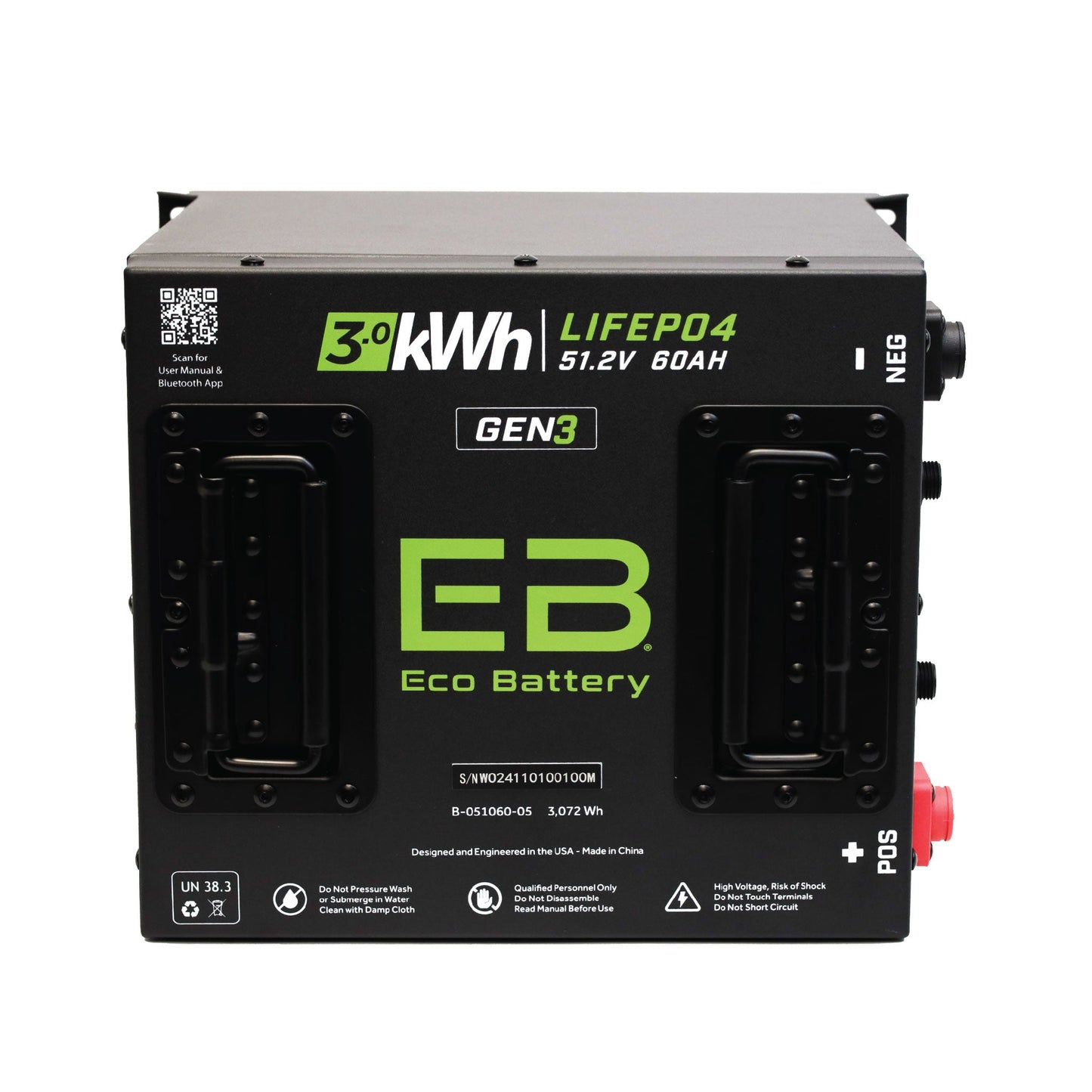 Eco Battery 51V 60AH Battery Bundle / ICON EV / 2017-21 (Toyota Neos MCU) - B-3386