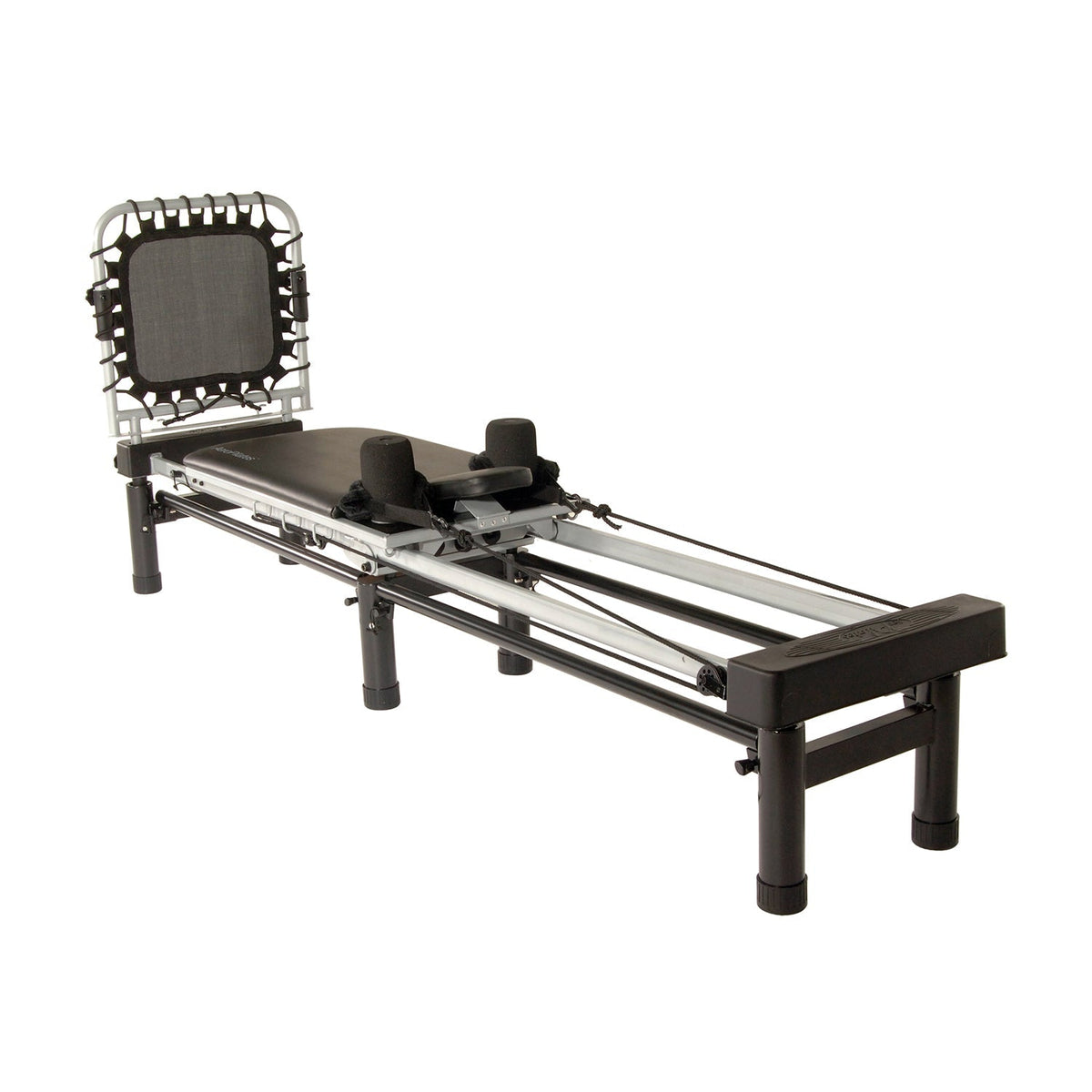 Stamina AeroPilates Reformer Board Whole Body Resistance Workout System, Black - 249424