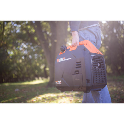 WEN 56203i Super Quiet 2000-Watt Portable Inverter Generator with Fuel Shut Off - 56203i