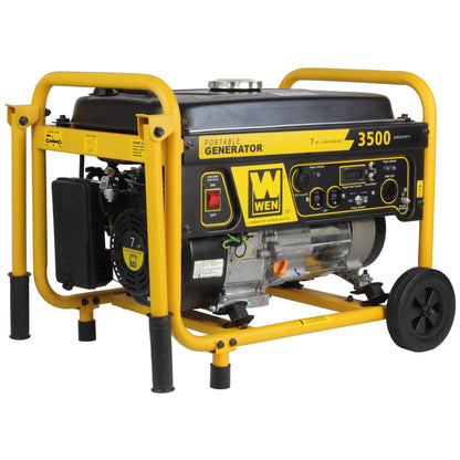 WEN 3500-Watt Gas Generator with Wheel Kit-CARB Compliant - 56352-CA