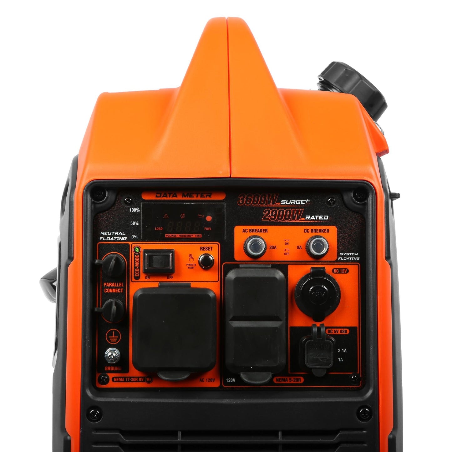 WEN 56360i Quiet and Lightweight 3600-Watt RV-Ready Portable Inverter Generator with Fuel Shut Off - 56360i