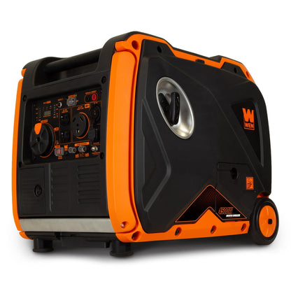 WEN 56455i Super Quiet 4500-Watt RV-Ready Portable Inverter Generator with Fuel Shut-Off and Electric Start - 56455i