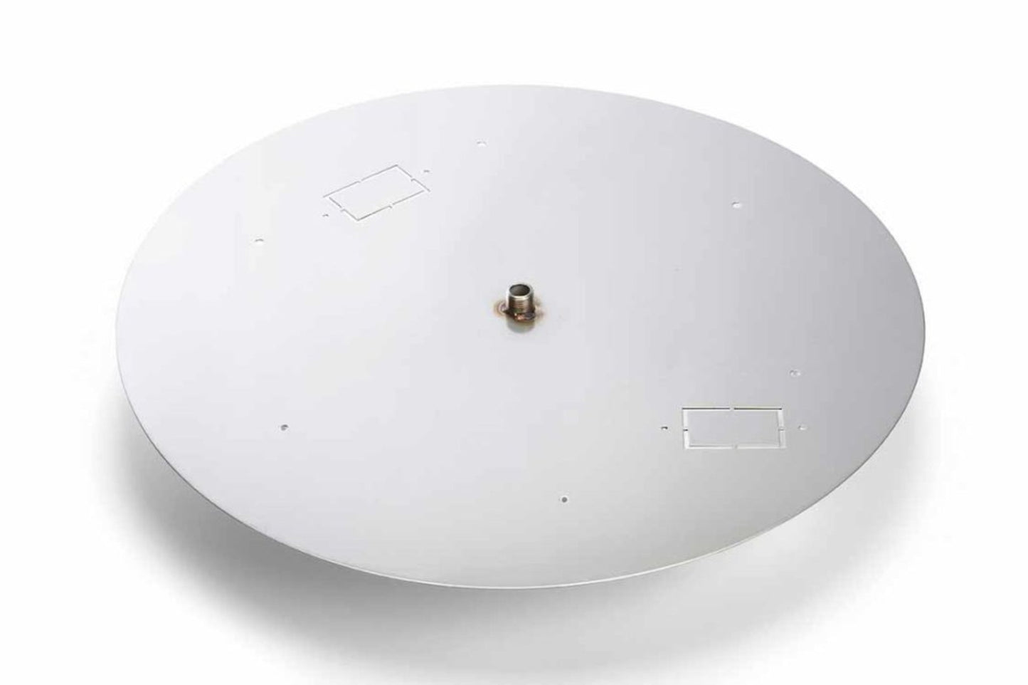 42" High Capacity Stainless Steel Round Flat Burner Pan - 571-42HC
