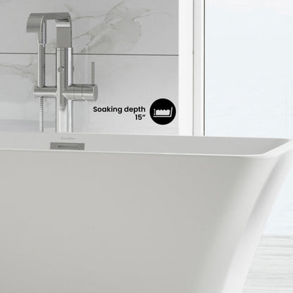 Swiss Madison St. Tropez 60" Freestanding Bathtub - SM-FB569