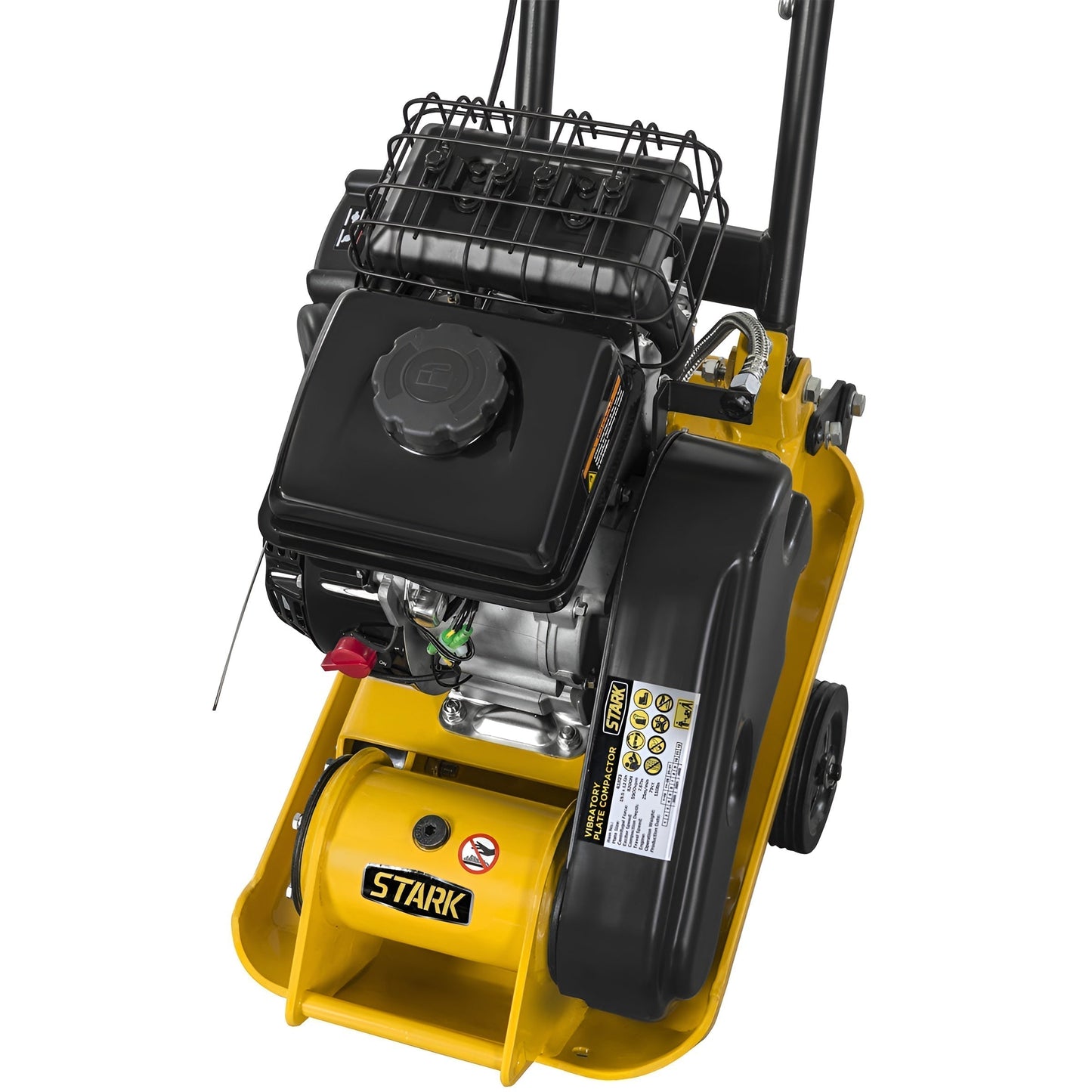 Stark USA 6.5HP Walk Behind Plate Compactor 196cc Motor Gas 21x15" Plate 350sq/f - 61028-1
