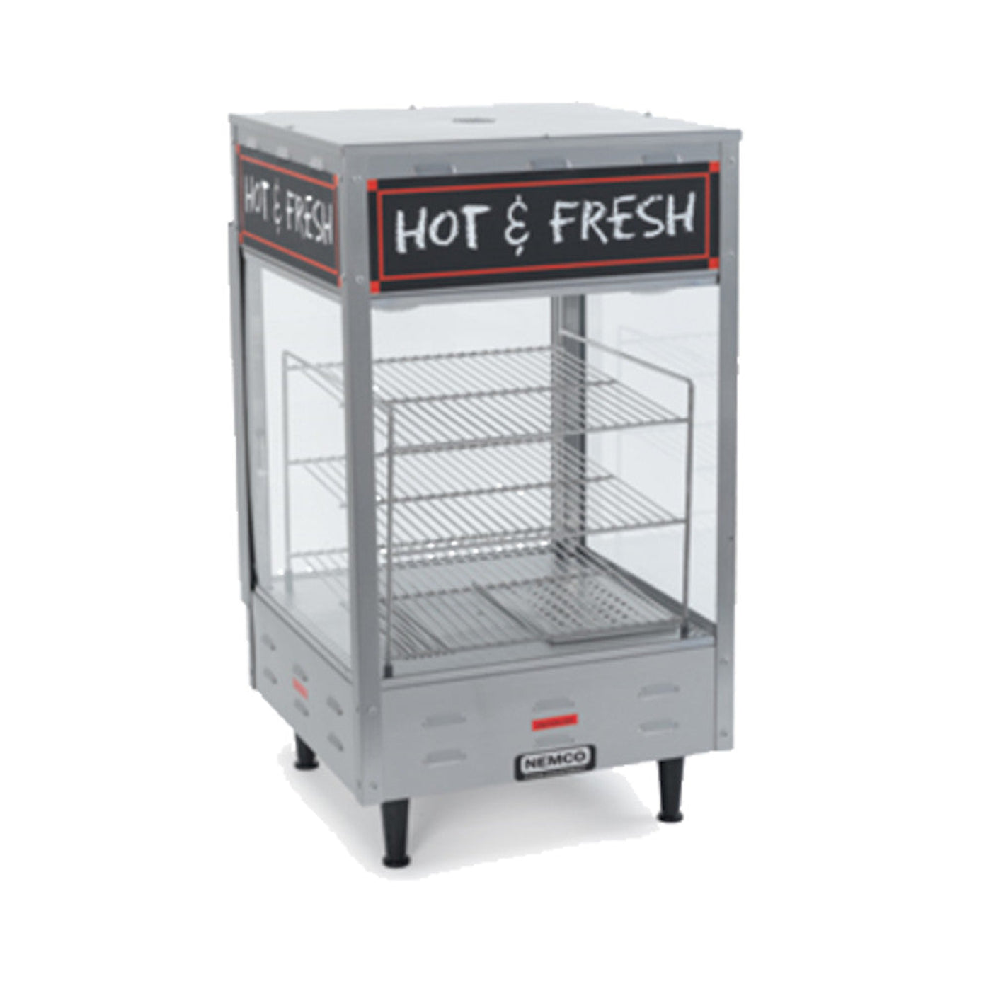 Nemco Countertop Heated Merchandiser with Three 19" Square Shelves - NE6455