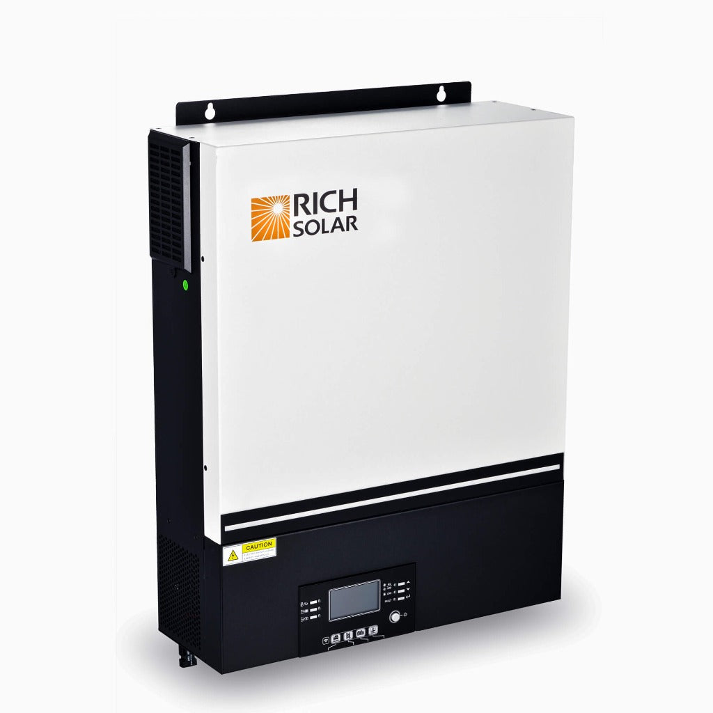Rich Solar 6548 | 6500 Watt (6.5kW) 48 Volt Off-Grid Hybrid Solar Inverter | Premium 6500W 48V Hybrid Inverter for Campers, Cabins, Tiny Homes, ADUs, RVs, Off-Grid  - RS-H6548