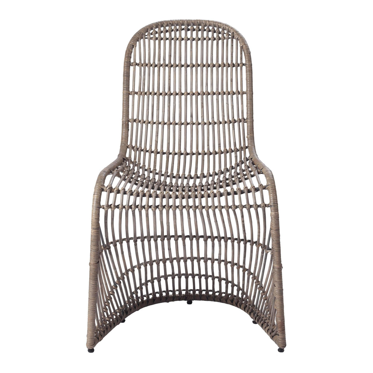 New Pacific Direct Groovy Rattan Chair, (Set of 2)  - 6600010-G