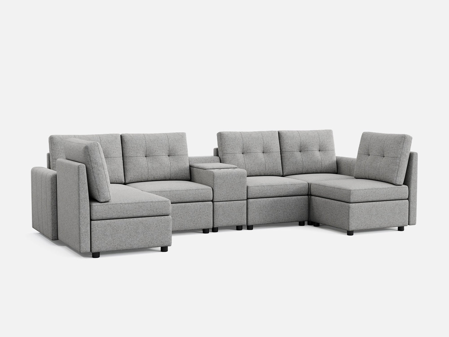 LINSY HOME RUBIK III 6 Seats with Console - US-LH-SPF-Sofa-S800-F-60101-0-00