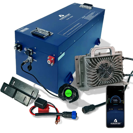 ALLIED LITHIUM 72V 105AH SINGLE BANK GOLF CART & UTV BATTERY  - AB-CMCL-72V-105AH - Club Car DS