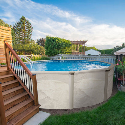 Aquarian Phoenix 18'x52" Round Steel Frame Above Ground Swimming Pool w/o Liner - 97217
