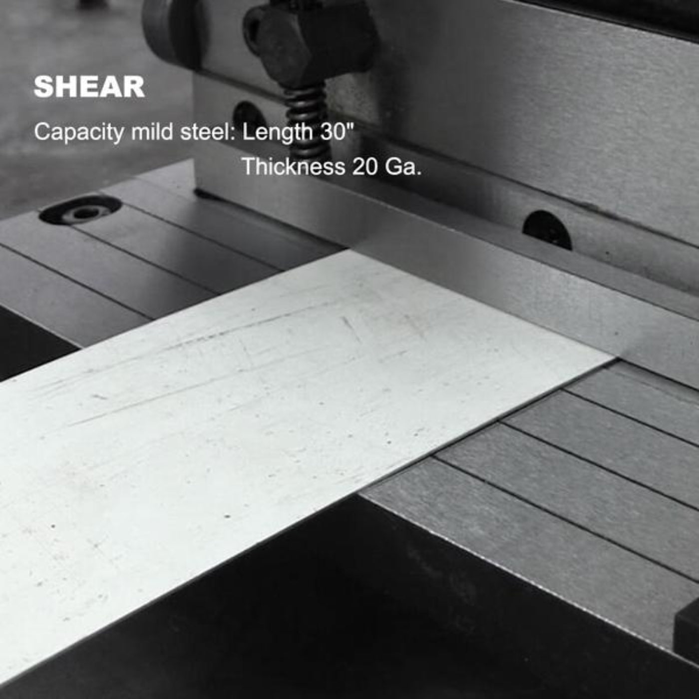 KAKA Industrial Sheet Metal Brake, 30 inch Shear and Slip Roll Combo 3-in-1 | 20-Gauge Capacity Heavy Duty Bending Machine with Back Gauge and Segment Fingers for Metal Fabrication - 171003
