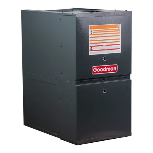 Goodman - 80,000 BTU 80% Gas Furnace - 21" Width - Upflow / Horizontal - Single Stage - 1 - GR9S800804CN15V - R32